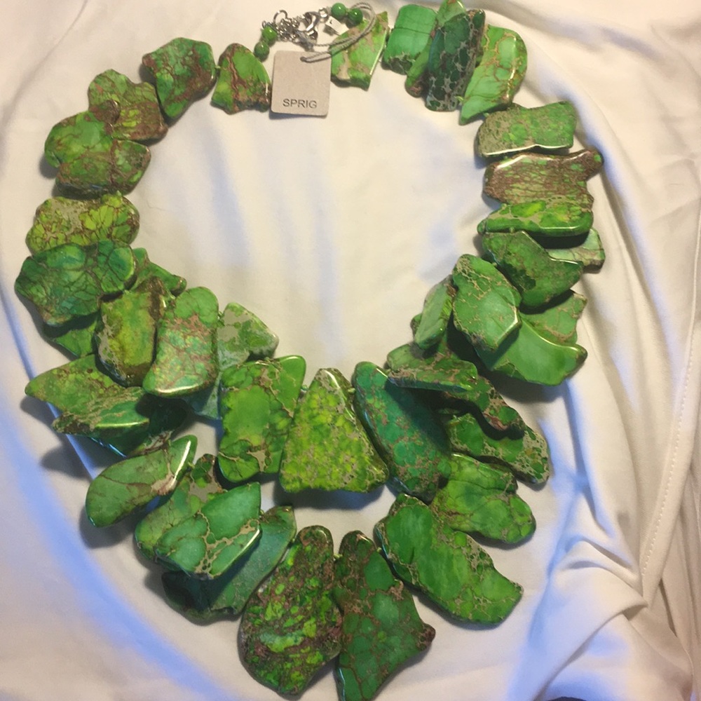 Chunky turquoise necklace